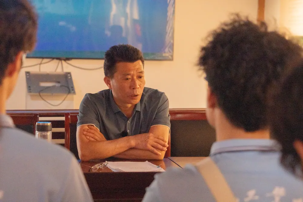 张光武书记接受青年团队访谈